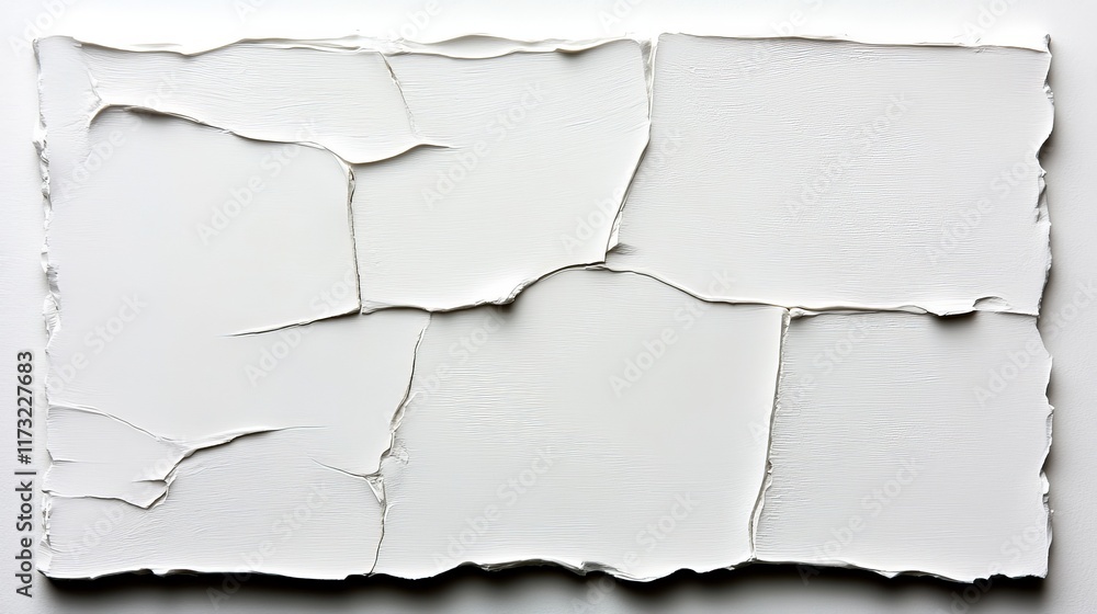 Poster abstract white cracked texture: a minimalist and evocative artwork that captures the beauty of imper
