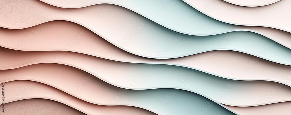 Poster pastel abstract background idea. abstract wave patterns in soft colors create a serene and modern vi