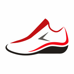 Shoe and Footwear Lines Logo for White Background Branding
