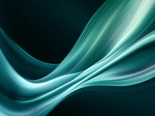 Obraz premium Abstract Gradient Background in Green and Blue with Grainy Texture,texture, blur, abstract, background,Green abstract geometric scratches, abstract poster with wavy lines and circles,High-resolution
