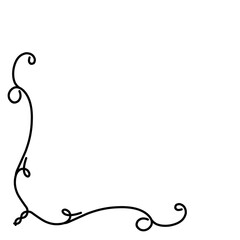 Hand Drawn Corner Border 
