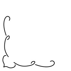 Hand Drawn Corner Border 