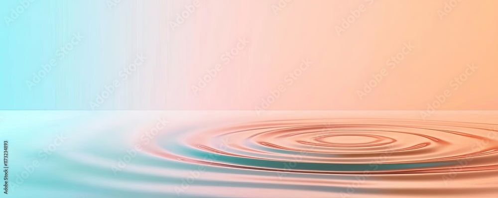 Poster splash abstract background concept. abstract water ripple pattern showcasing tranquility and calmnes