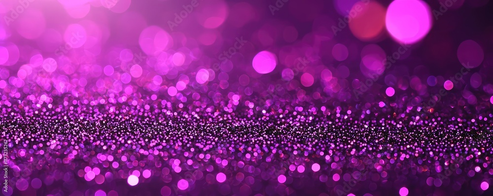 Poster glitter abstract background idea. a vibrant display of shimmering purple glitter creating a mesmeriz
