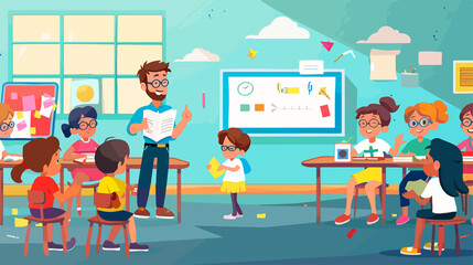 Creative Cartoon Design for School Education Lesson Study Learning