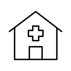 Nursing Home Room Vector Icon