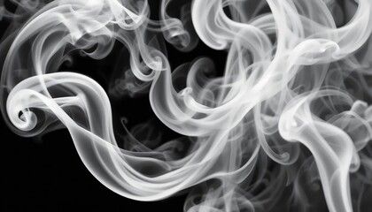 Dramatic smoke image for graphic design overlays and digital art.