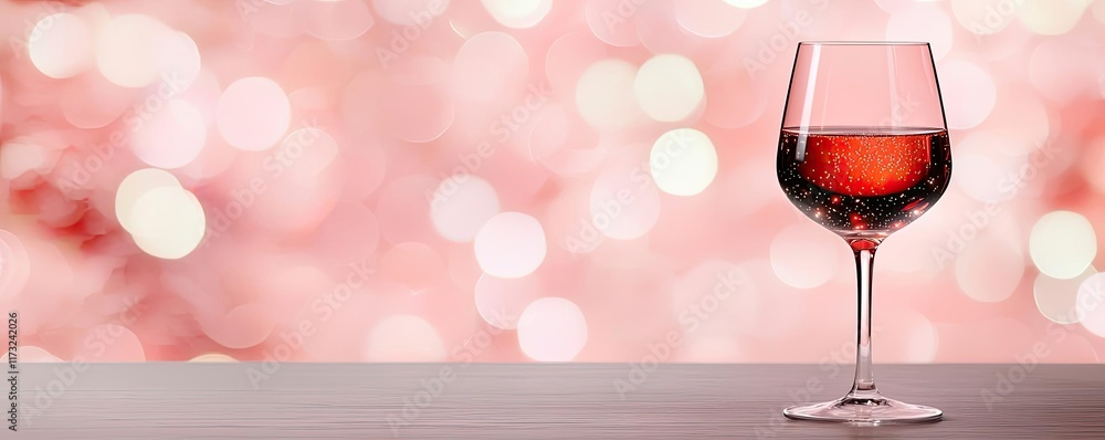 Poster splash abstract background concept. a elegant glass of red wine on a softly blurred background with 
