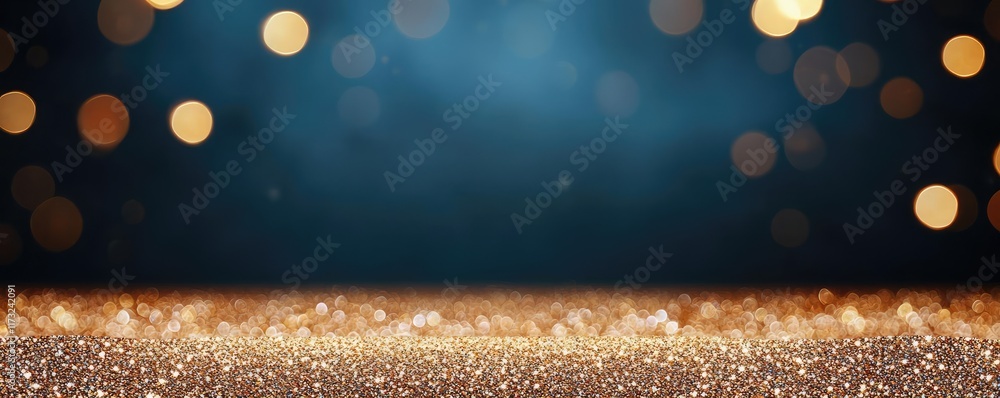 Poster splash abstract background concept. stunning bokeh lights create a magical, sparkling background for