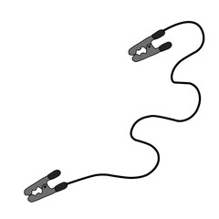 Emergency Jumper Cable Vector 