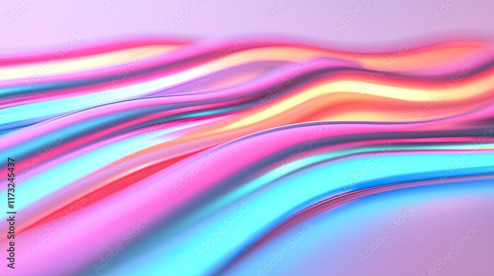 Poster waves abstract background concept. abstract colorful waves create a vibrant, dynamic background for 