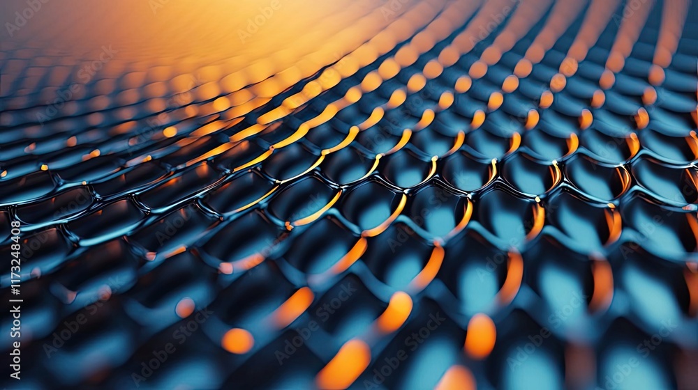 Poster metallic abstract background idea. close-up of a textured surface with reflective qualities and capt