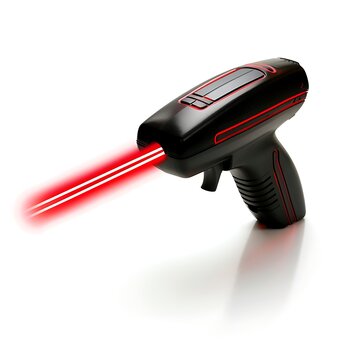 recommend clip art: barcode scanner silhouette with red laser beam