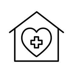 Obraz premium Hospice Care Vector Icon