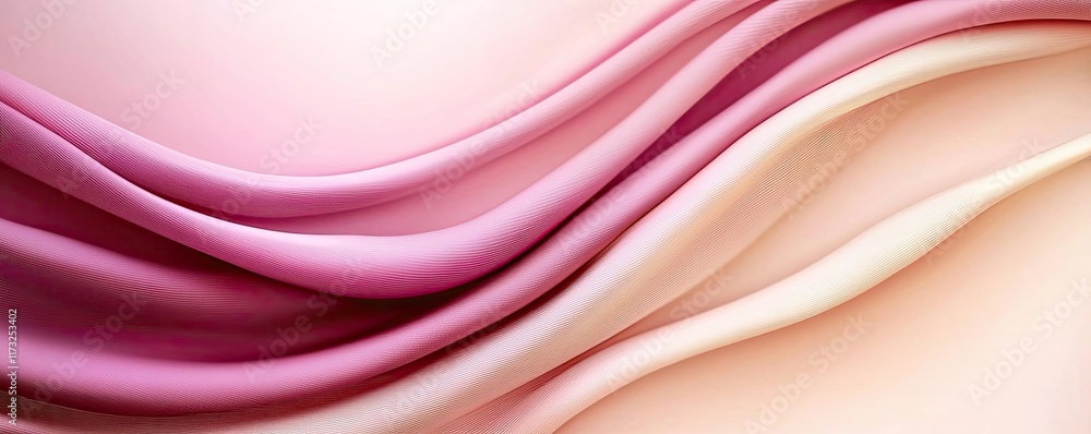 Poster soft abstract background idea. a flowing abstract design featuring soft pink hues and gentle curves.