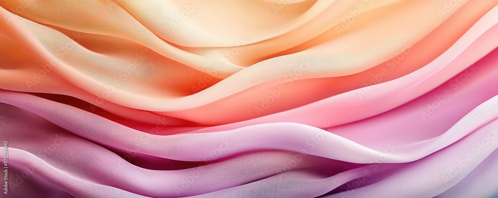 Poster waves abstract background concept. a soft gradient fabric background showcasing fluid movements and 