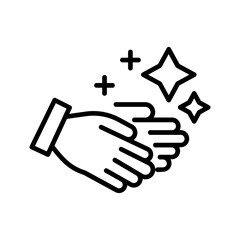 Clean Hands Vector Icon