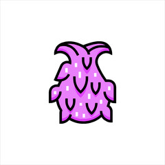 pink flower on a white background