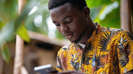 A young man integrates biometric data for vaccine monitoring to enhance global health security and facilitate faster immunization processes. - Powered by Adobe