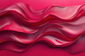 Fototapeta premium Abstract burgundy red fabric backdrop artistic display digital art studio environment close-up view textured elegance