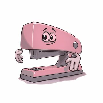 recommend clip art: Happy Stapler Cartoon Character 