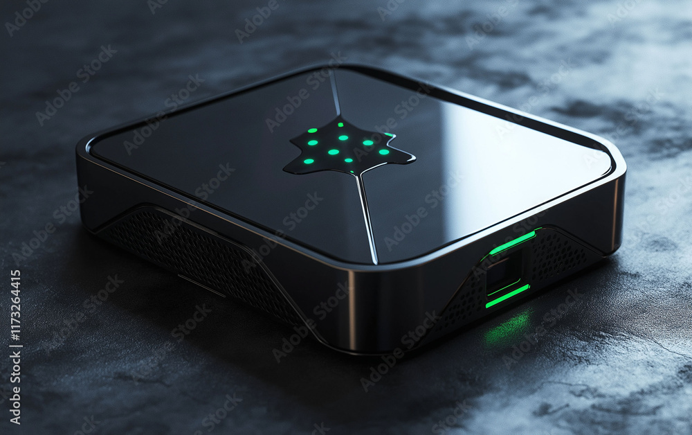 Poster wifi portable device range. foldable portable wi-fi router showcasing innovative technology for mode