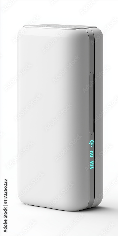 Poster wifi portable device range. portable wi-fi signal booster device for extended connectivity and enhan