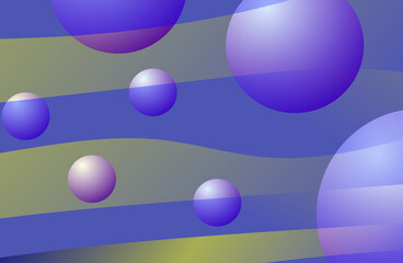 Different colored bubbles on colorful background. Use as background, wallpaper, backdrop, web page,