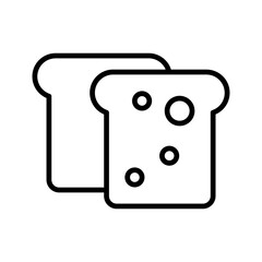 Toasted Bread Vector Icon