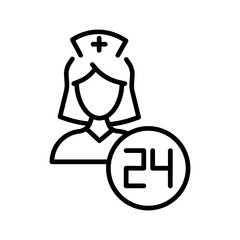 Nursing Home Staff Vector Icon