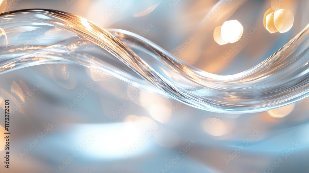 Poster smoke abstract background concept. beautiful, flowing water waves with shimmering light creating a s