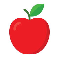 Apple vector with white background