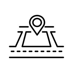 Land Navigation Vector Icon