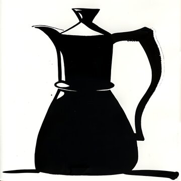 recommend clip art: coffee carafe silhouette