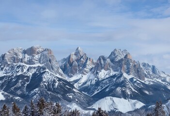 Naklejka premium the rockies the rugged mountain range in north america offering