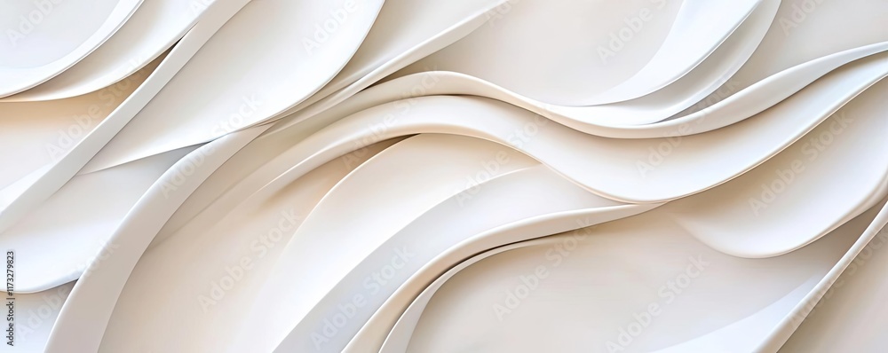 Poster smoke abstract background concept. elegant abstract design with flowing white waves, perfect for mod