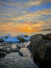 Sunrise on the coast