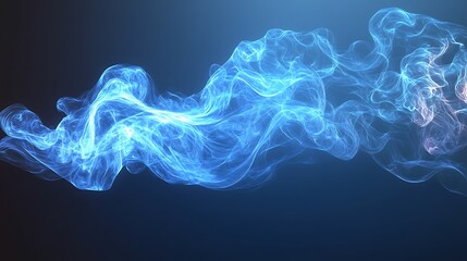 Fototapeta premium Blue energy flow, abstract background, motion, design.