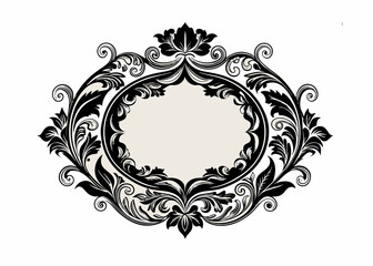 frame with ornament
