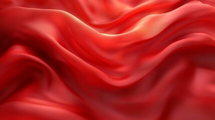 Obraz premium Red Silk Fabric Texture Illustration