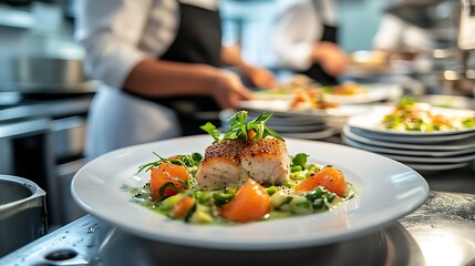 Fusion cuisine combining different culinary traditions, featuring innovative pairings and cross-cultural dishes