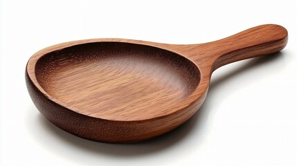 Elegant Wooden Scoop Bowl Serving Dish for Tea Coffee Sugar
