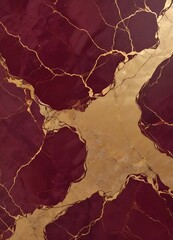 Fototapeta premium Burgundy and gold marble texture