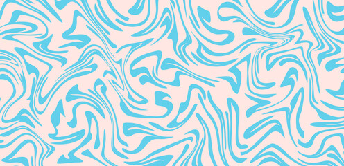Abstract blue liquid on pink background. Vector illustration for website, wallpaper, banner, poster