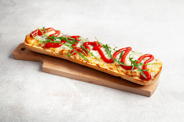 Casserole with ketchup