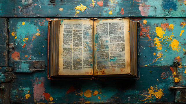 A Rustic Display Celebrating the Significance of Language Preservation on International Mother Language Day