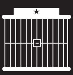 Print jail Solid icon