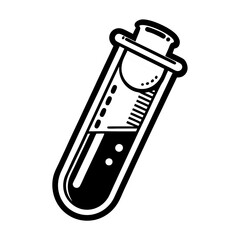 Test Tube Icon Vector 