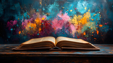 A Rustic Display Celebrating the Significance of Language Preservation on International Mother Language Day