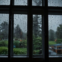 Rain view ftom window 